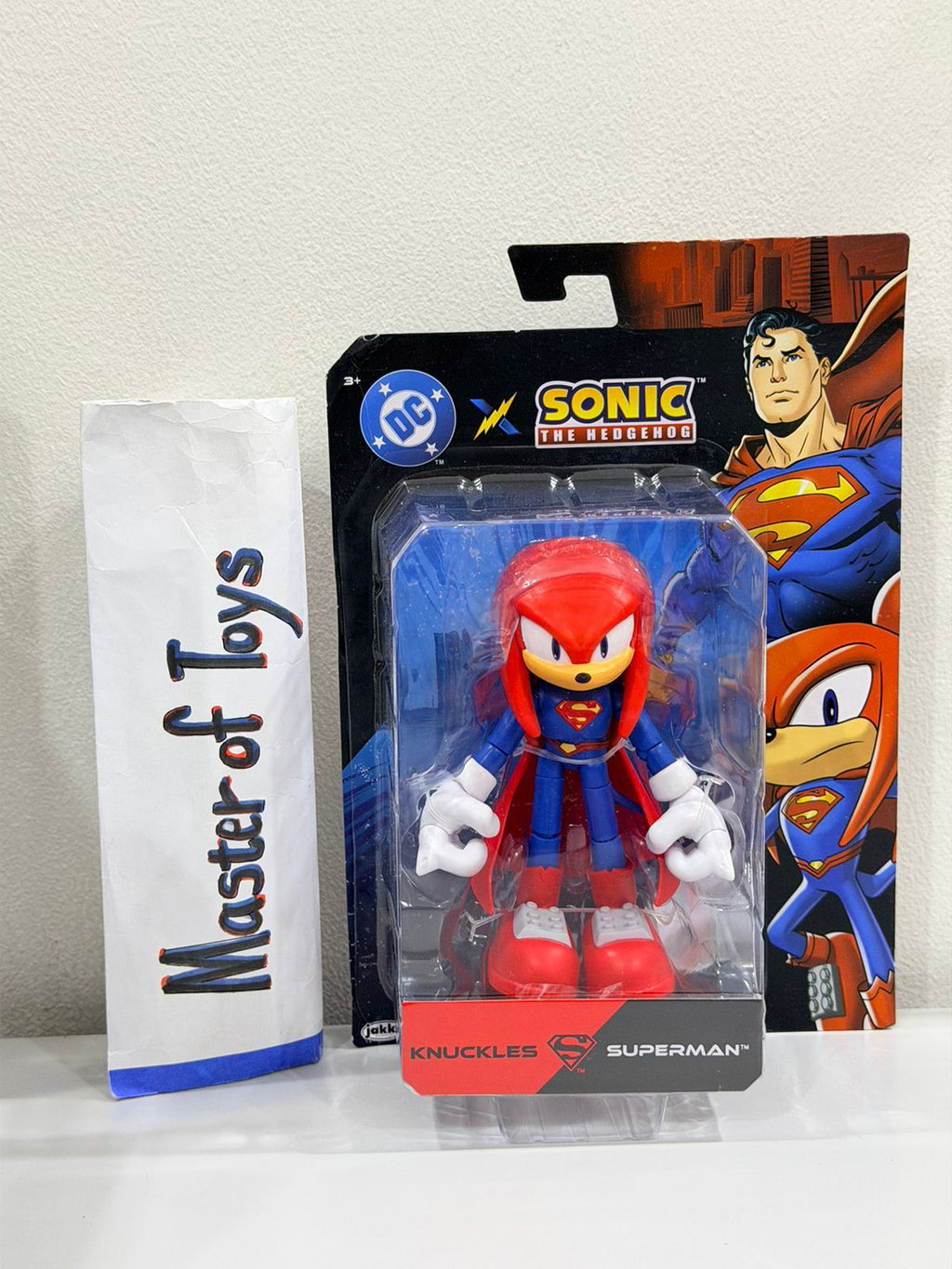 Jakks Sonic The Hedgehog DC X Sonic Knuckles Superman - Ready Stock