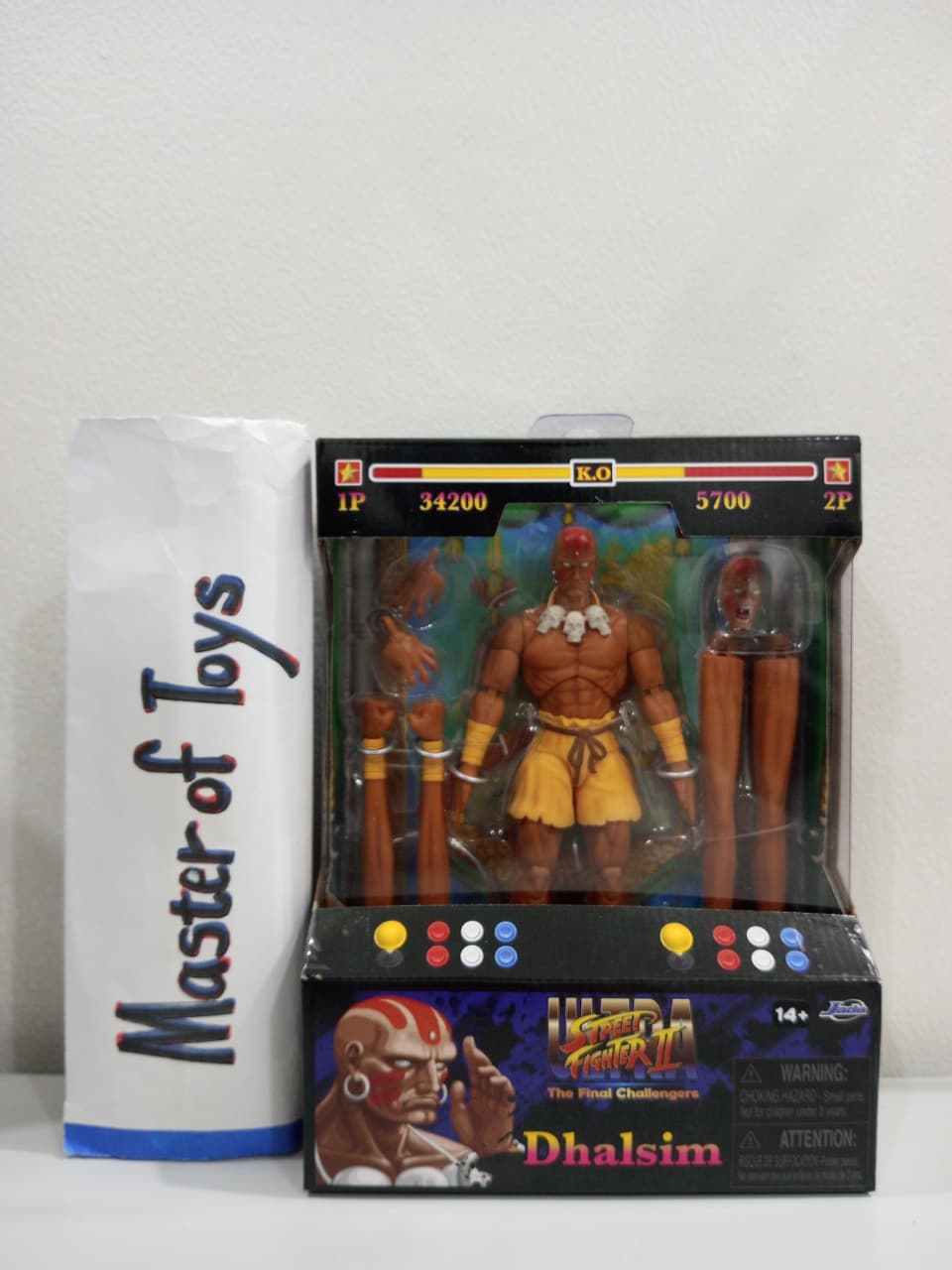 Jadatoys Ultra Street Fighter II The Final Challengers Dhalsim- Ready Stock