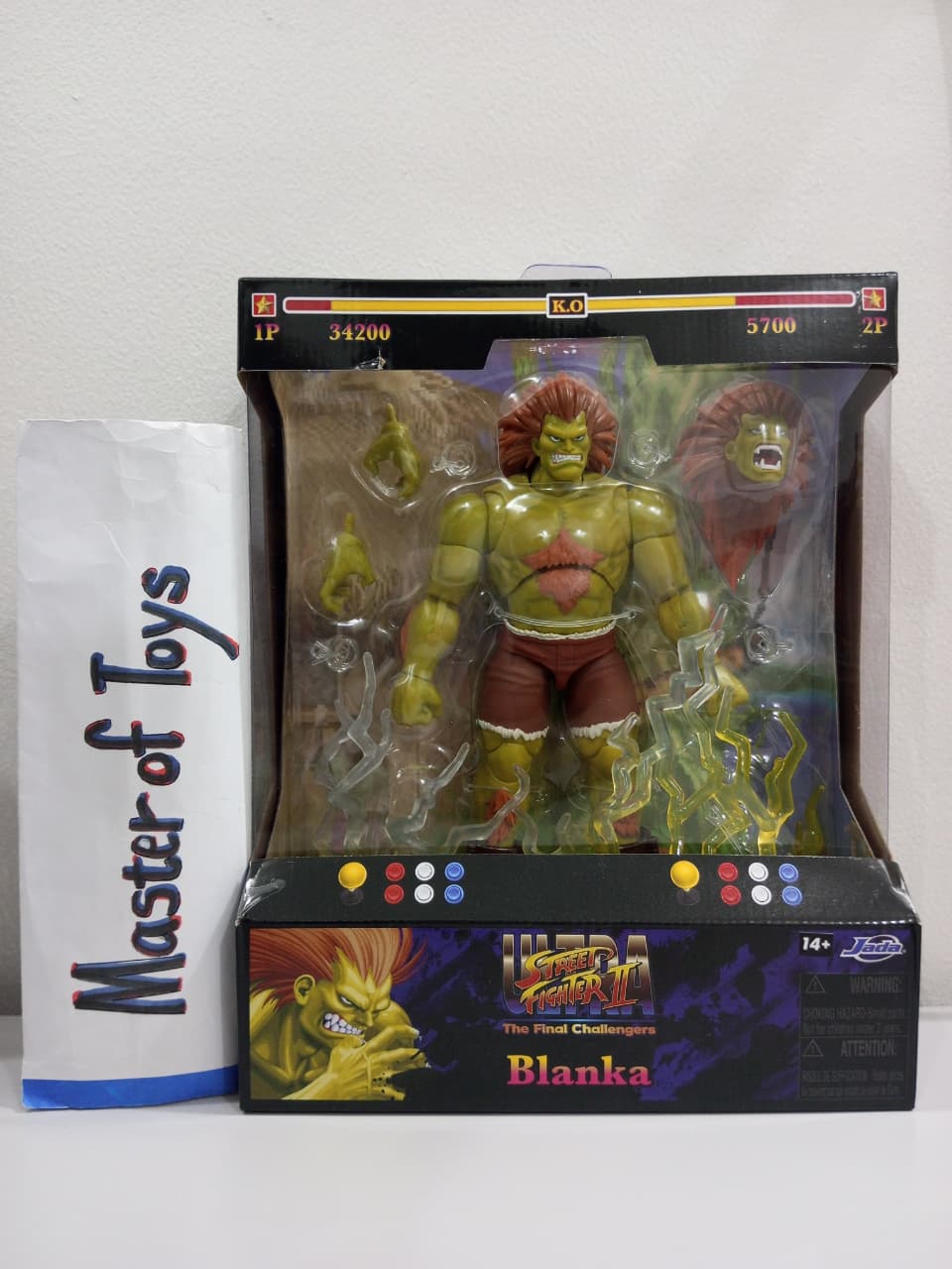 Jadatoys Ultra Street Fighter II The Final Challengers Blanka- Ready Stock