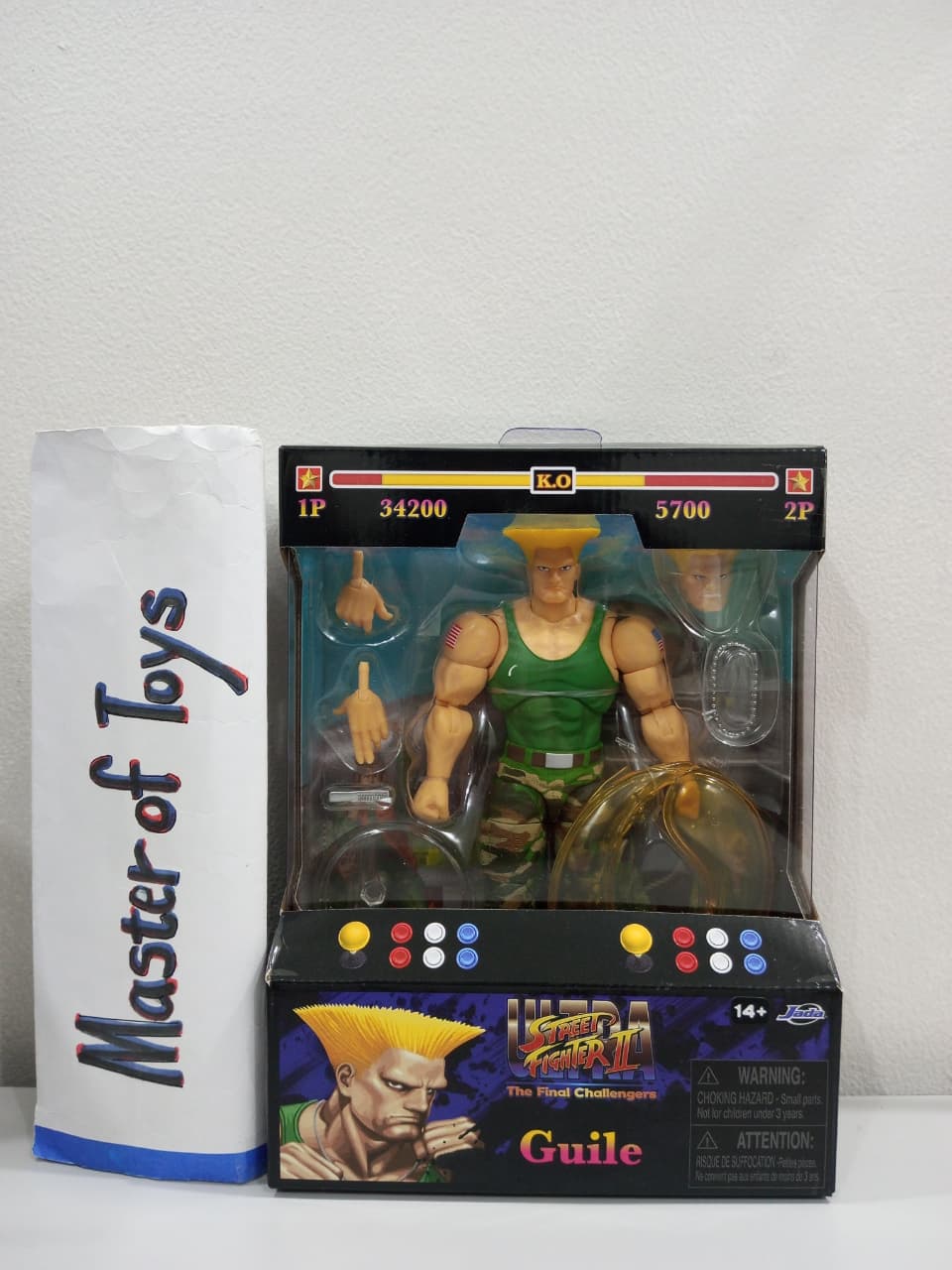 Jadatoys Ultra Street Fighter II The Final Challengers Guile- Ready Stock