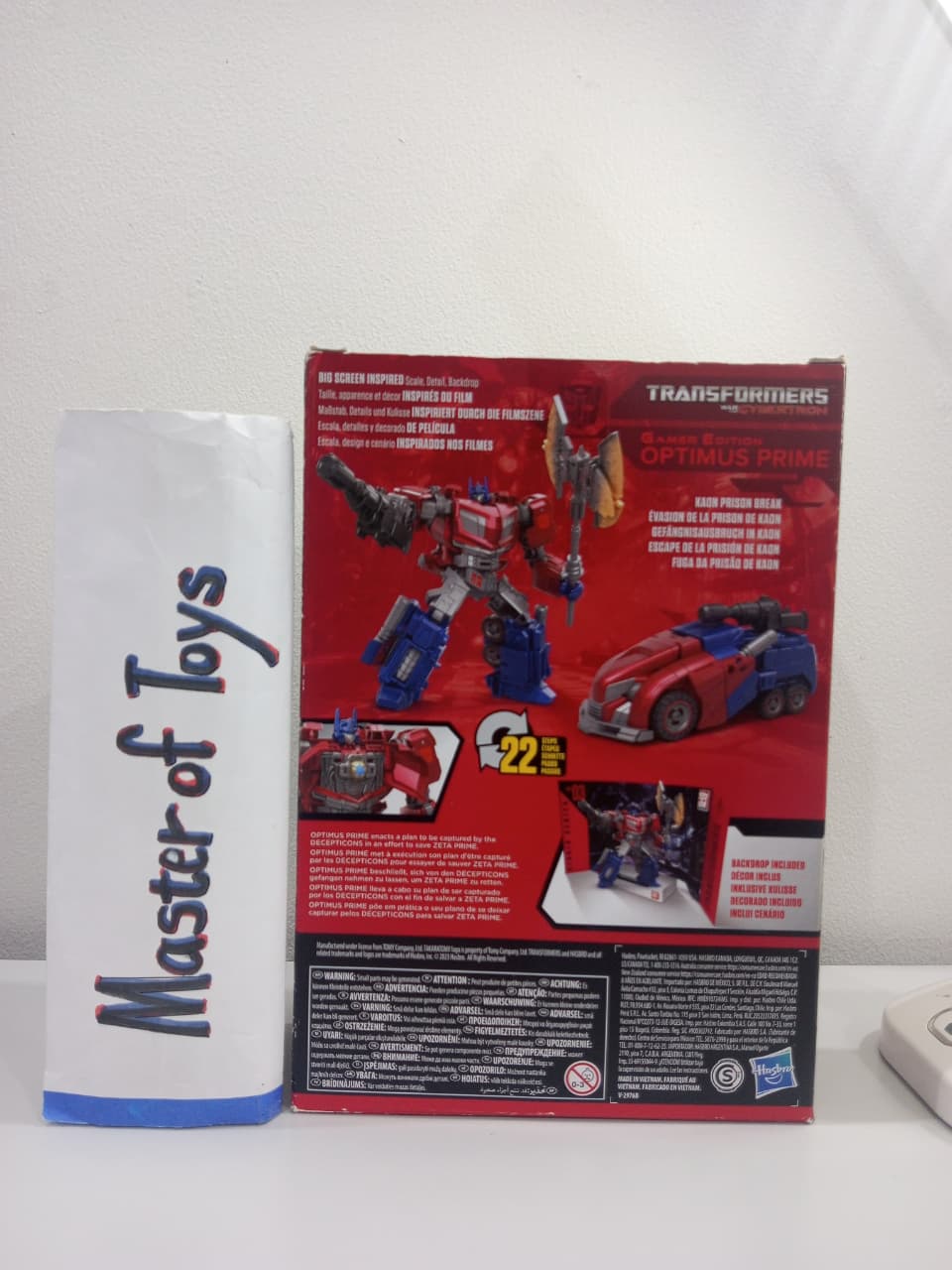 Hasbro Transformers Cybertron Studio Series Gamer Edition Optimus Prime 03 - Ready Stock