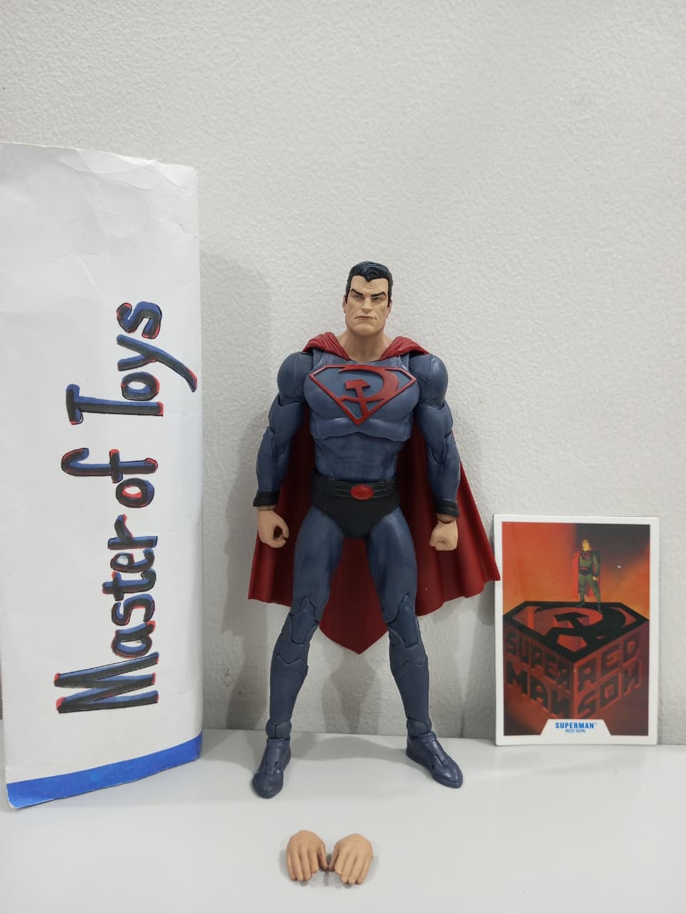 McFarlane DC Multiverse Superman (Red Son) Only No Box - Ready Stock
