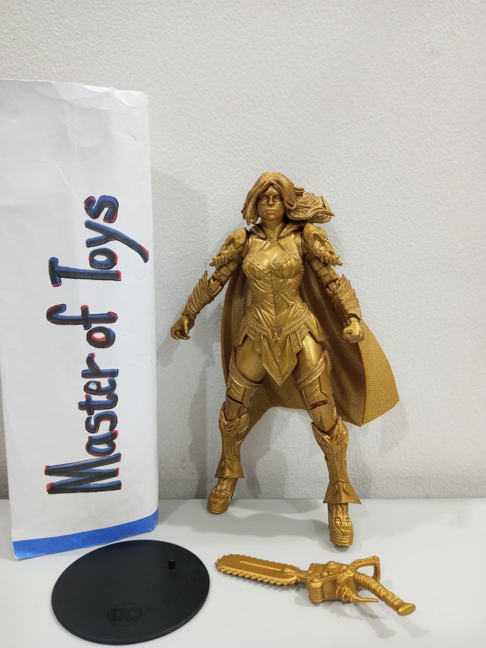 McFarlane DC Multiverse Anti -Crisis Wonder Women Gold (Dark Nights : Death Metal) Only No Box - Ready Stock