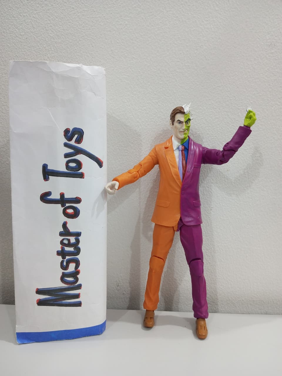 McFarlane Dc Direct Two Face (Dc:Silver Age) Only No Box - Ready Stock