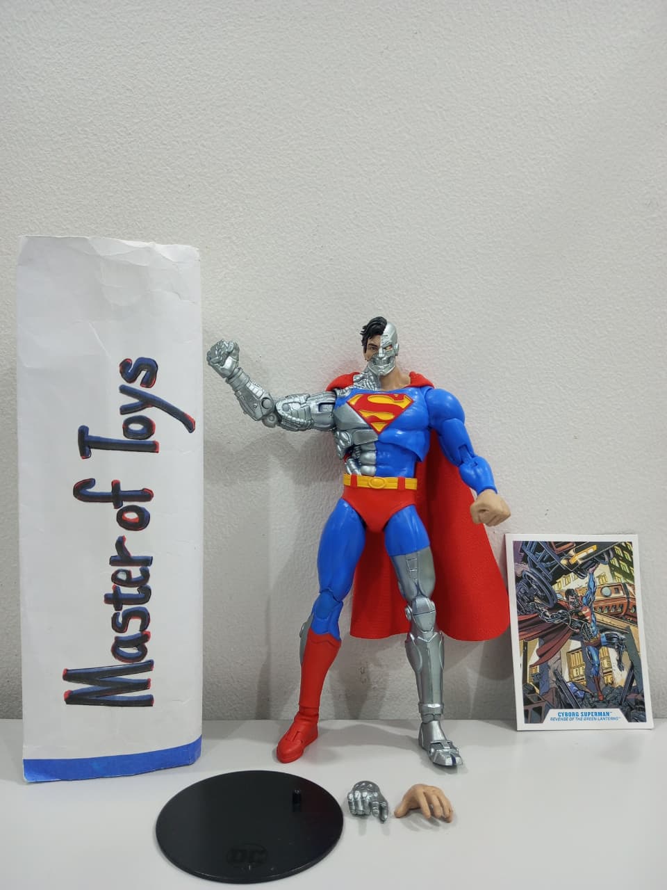 McFarlane DC Multiverse Cyborg Superman (Revenge Of The Green Lanterns) Only No Box - Ready Stock