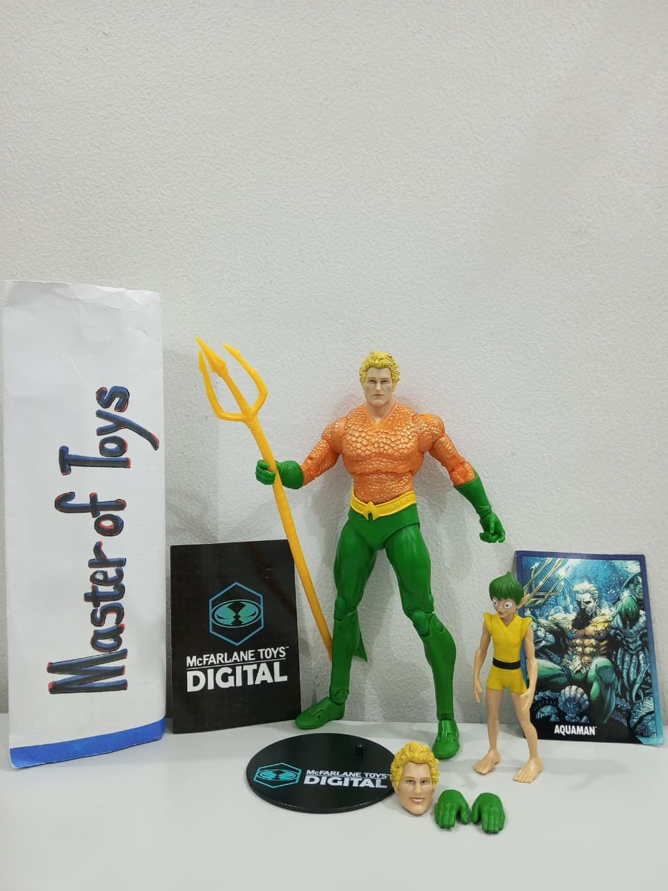 McFarlane Toys DC Digital Direct Aquaman DC Classic Only No Box - Ready Stock