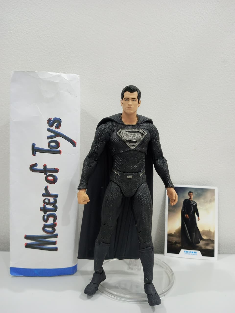 McFarlane DC Multiverse Superman Justice League Black Suit Only No Box - Ready Stock