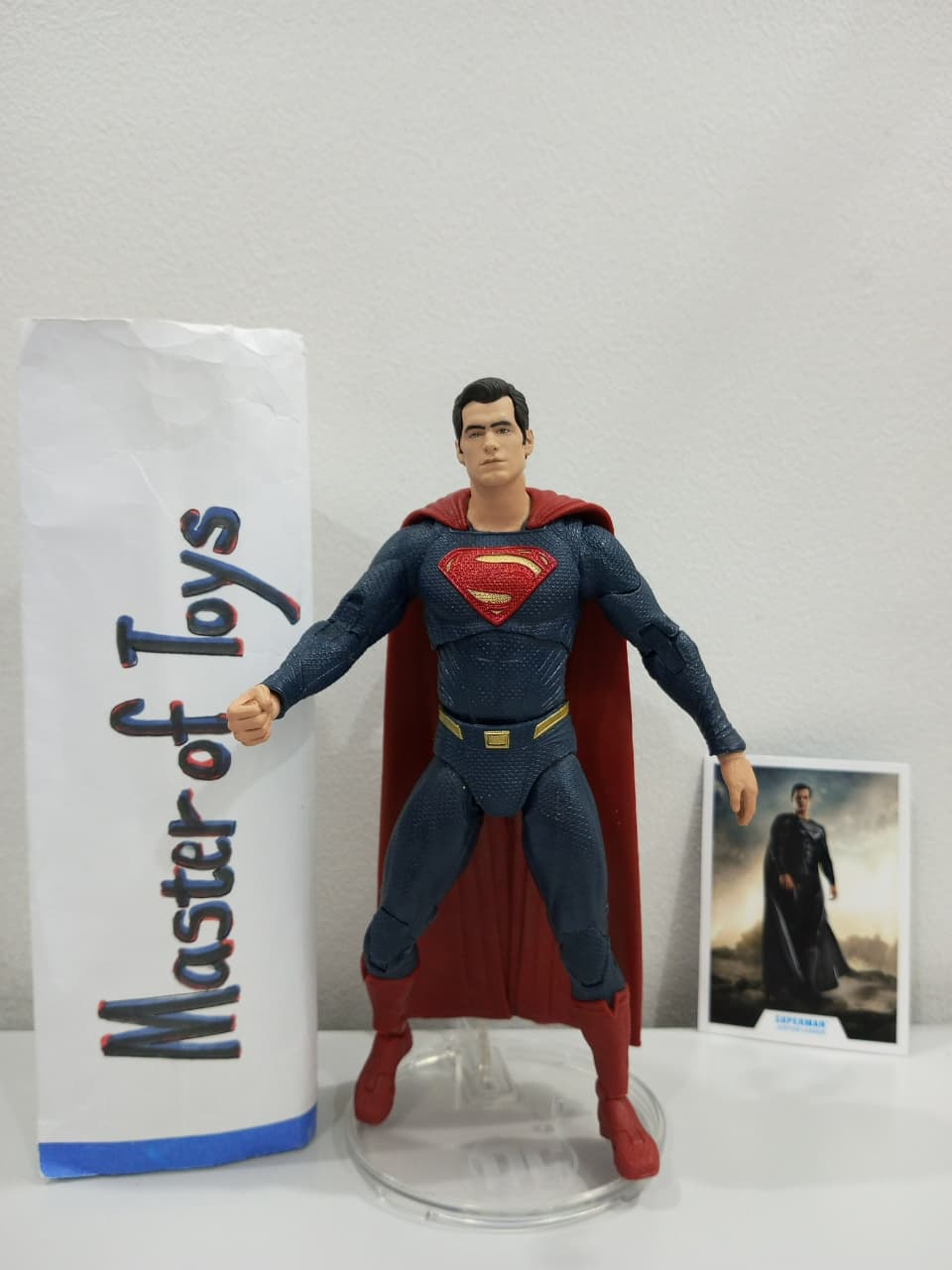 McFarlane DC Multiverse Superman Blue Red Suit (Justice League 2021) Only No Box - Ready Stock