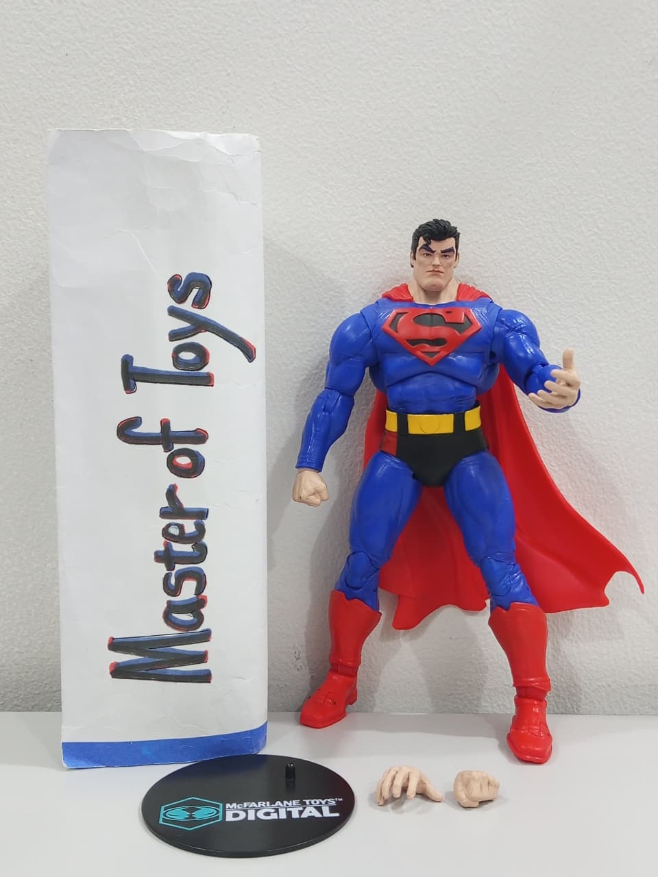McFarlane Toys Digital DC Direct Superman Our Worlds At War Only No Box - Ready Stock