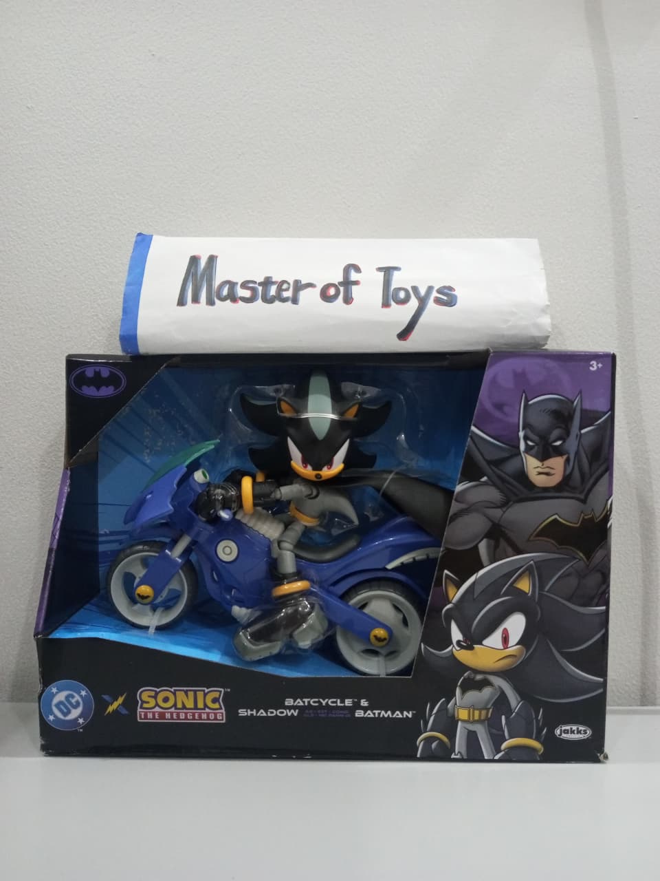 Jakks Pacific Sonic The Hedgehog Batcycle & Shadow Batman - Ready Stock