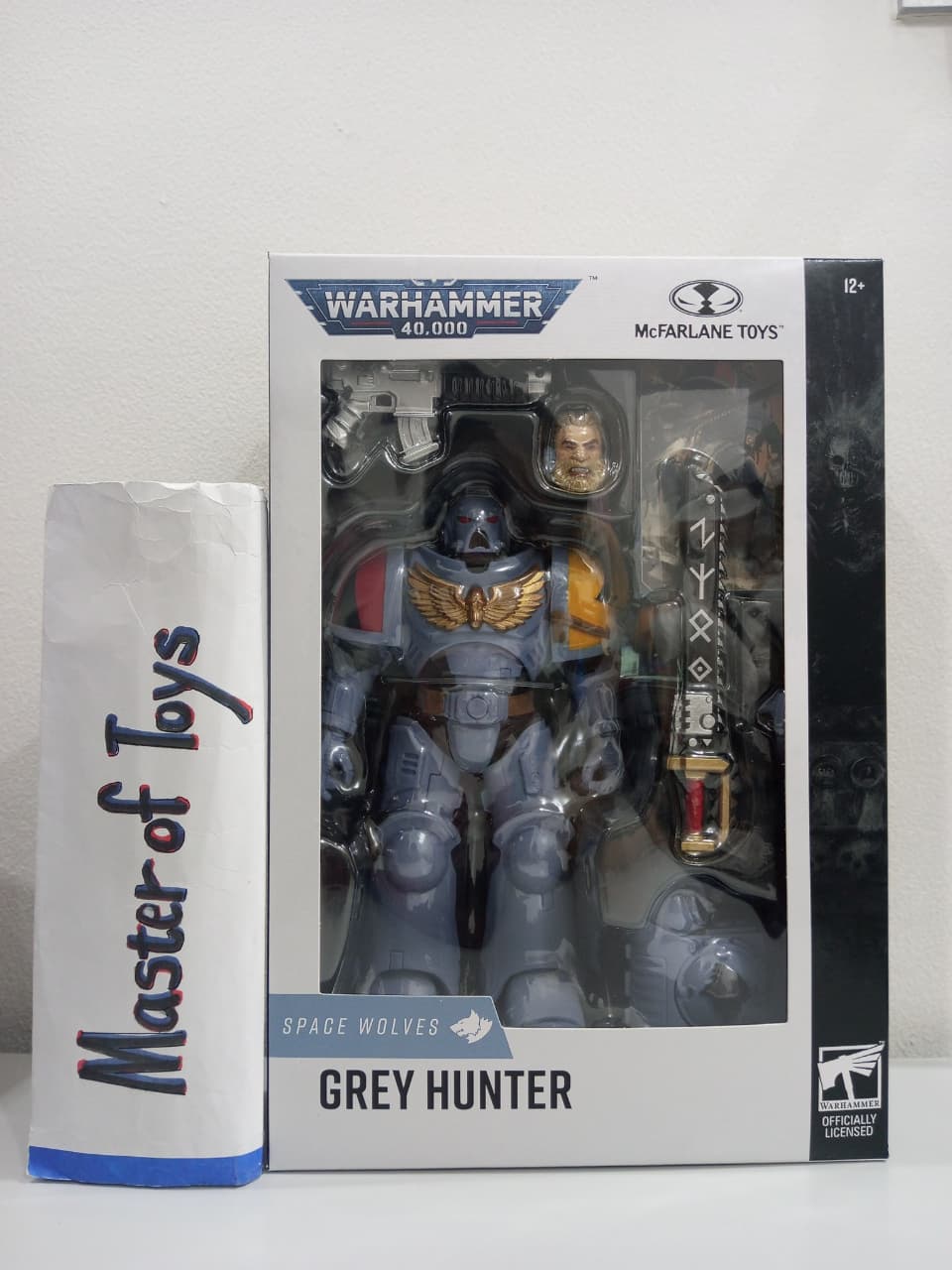 McFarlane Warhammer 40,000 Space Wolves Grey Hunter- Ready Stock