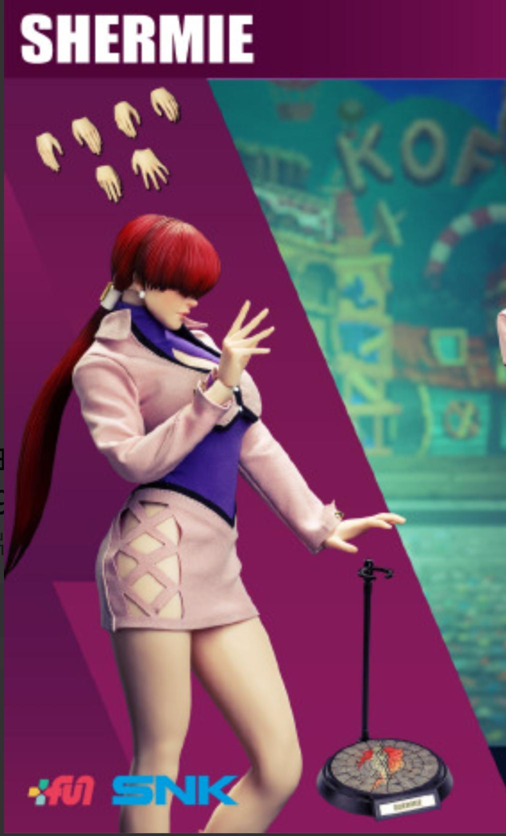Shermie - The King of Fighters '97 (1/6 Scale Collectible Figure) dari Tunshi Studio & NOVAKID Studio Action Figure- Ready Stock
