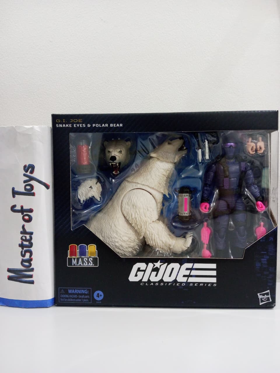 Hasbro GiJoe Classified Series Snake Eyes & Polar Bear #161 - Ready Stock