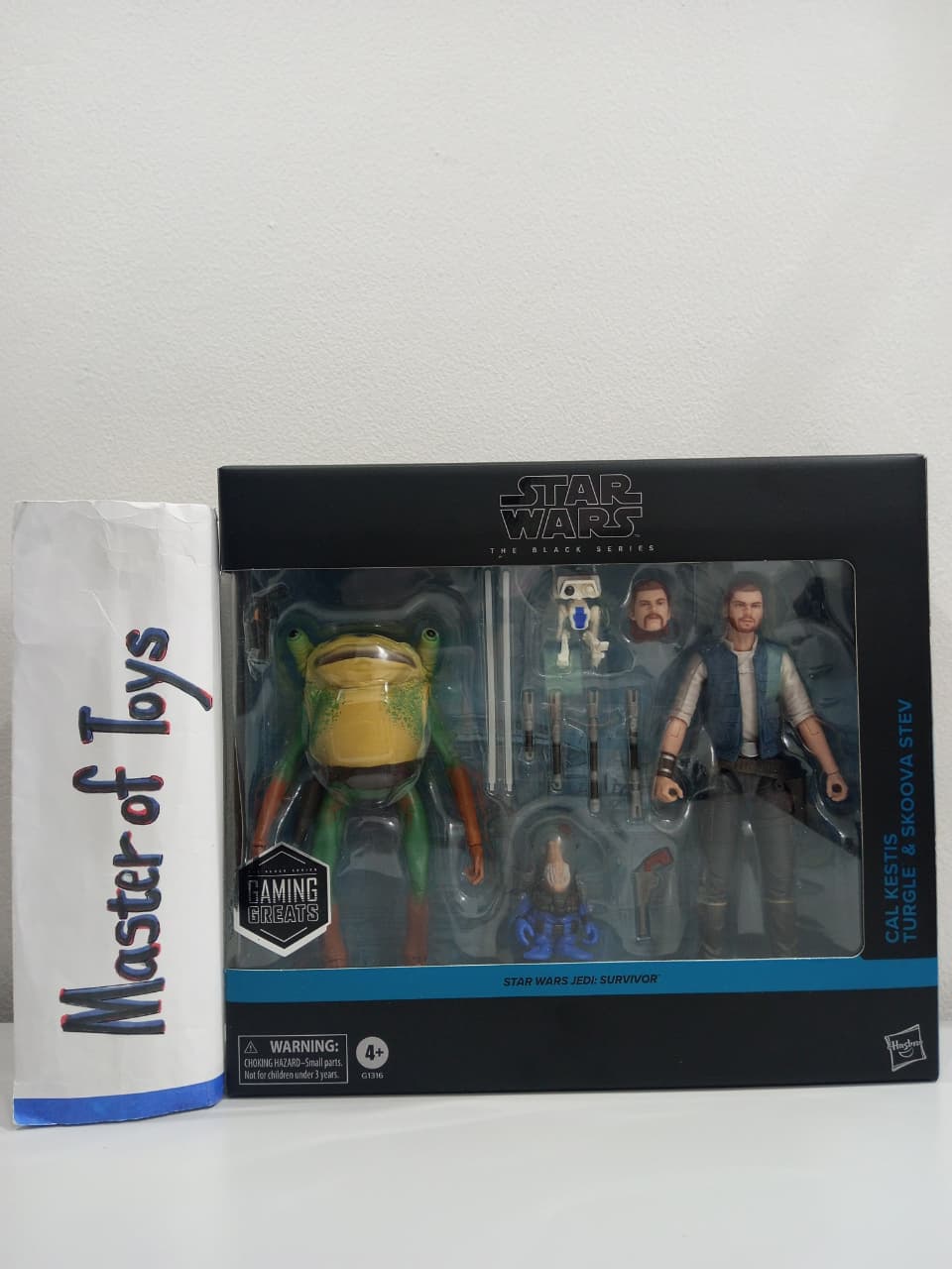 Hasbro Star Wars The Black Series Star wars Jedi : Survivor  Cal Kestis Turgle & Skoova Stev- Ready Stock