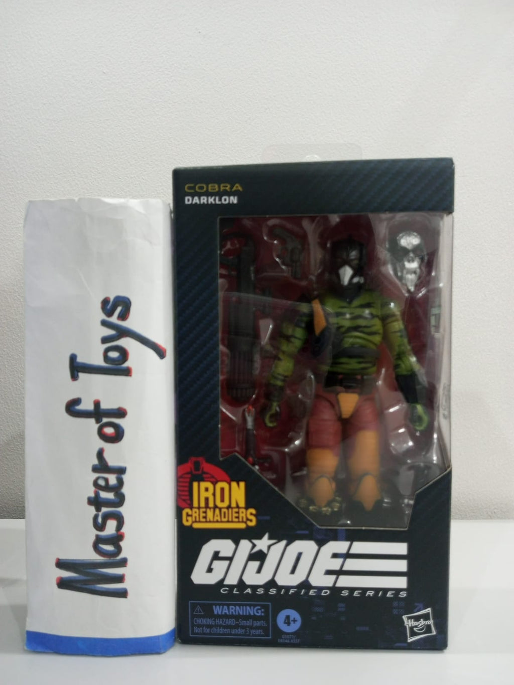 Hasbro Gijoe Classified Series Iron Grenadiers Cobra Darklon #155 - Ready Stock