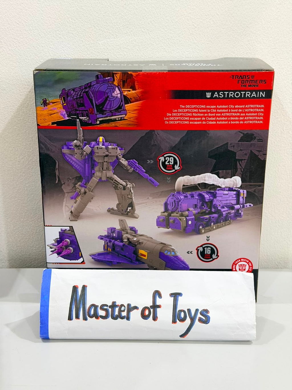 Hasbro Transformers The Movie Studio Series Astrotrain - Ready Stock