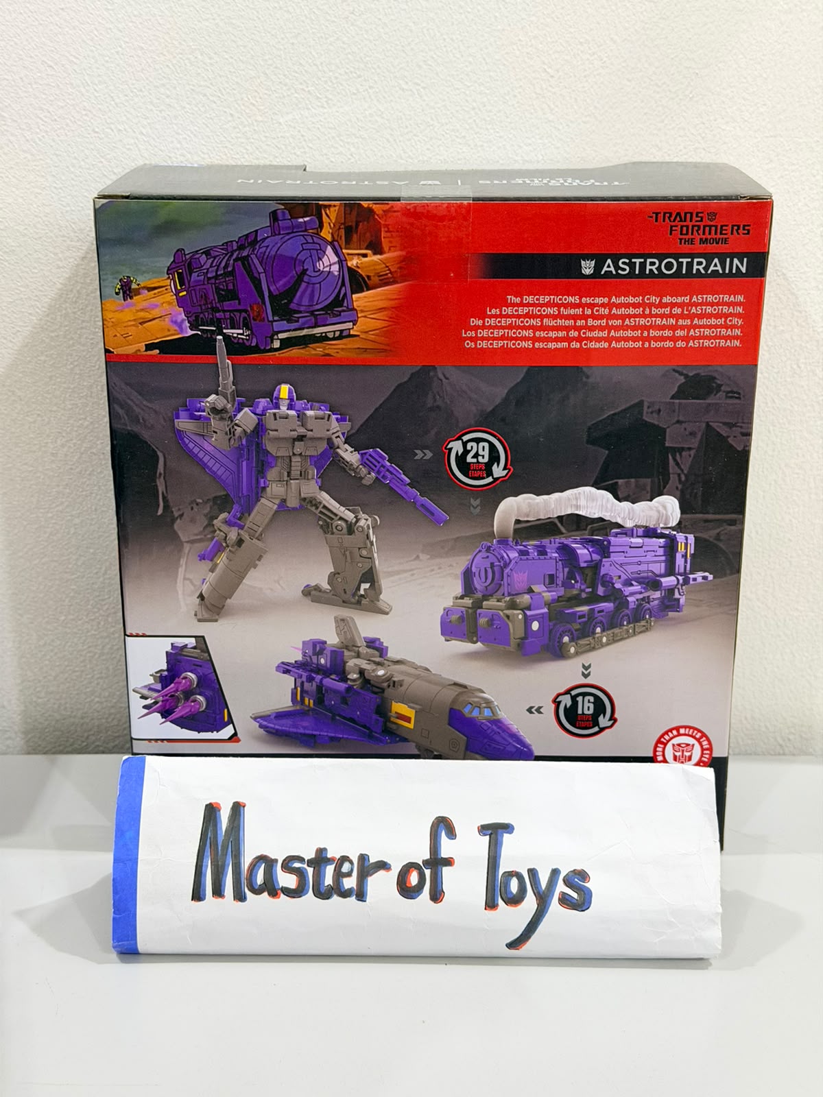 Hasbro Transformers The Movie Studio Series Astrotrain - Ready Stock