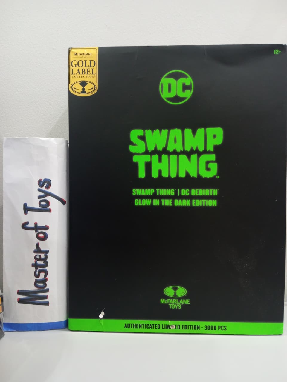 McFarlane DC Swamp Thing| DC Rebirth Glow In The Dark Edition Gold Label BIB- Ready Stock
