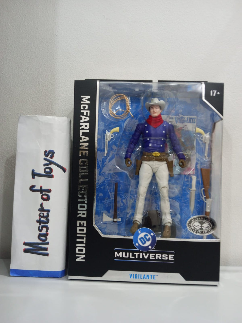McFarlane Collector Edition DC Multiverse Vigilante (All Star Squadron) #56 Platinum Edition  - Ready Stock