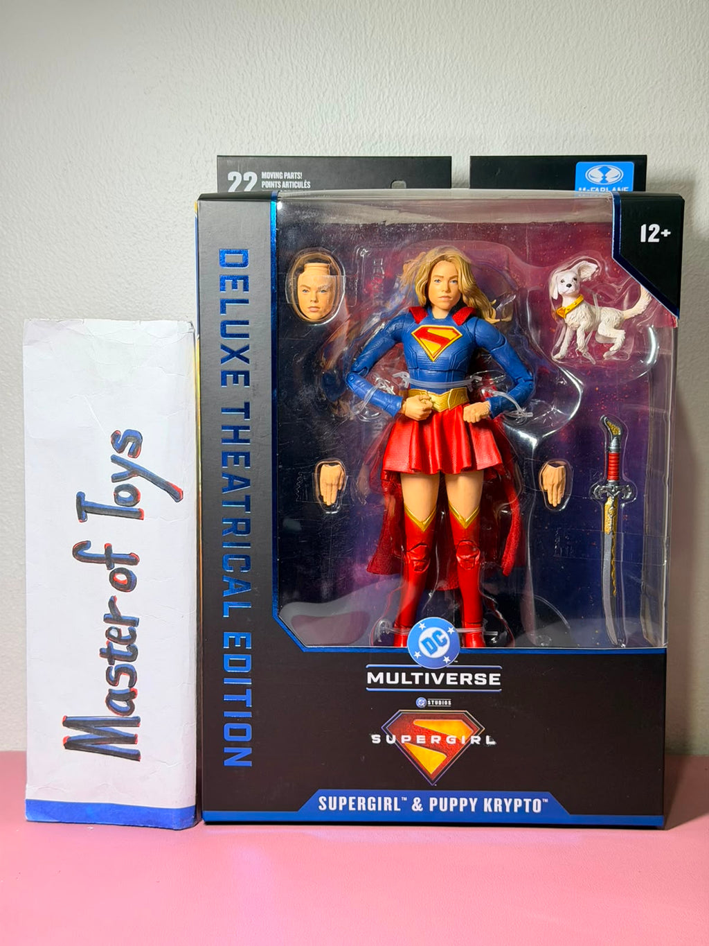 McFarlane Deluxe Theatrical Edition DC Multiverse Supergirl (Supergirl & Krypto Puppy) - Ready Stock