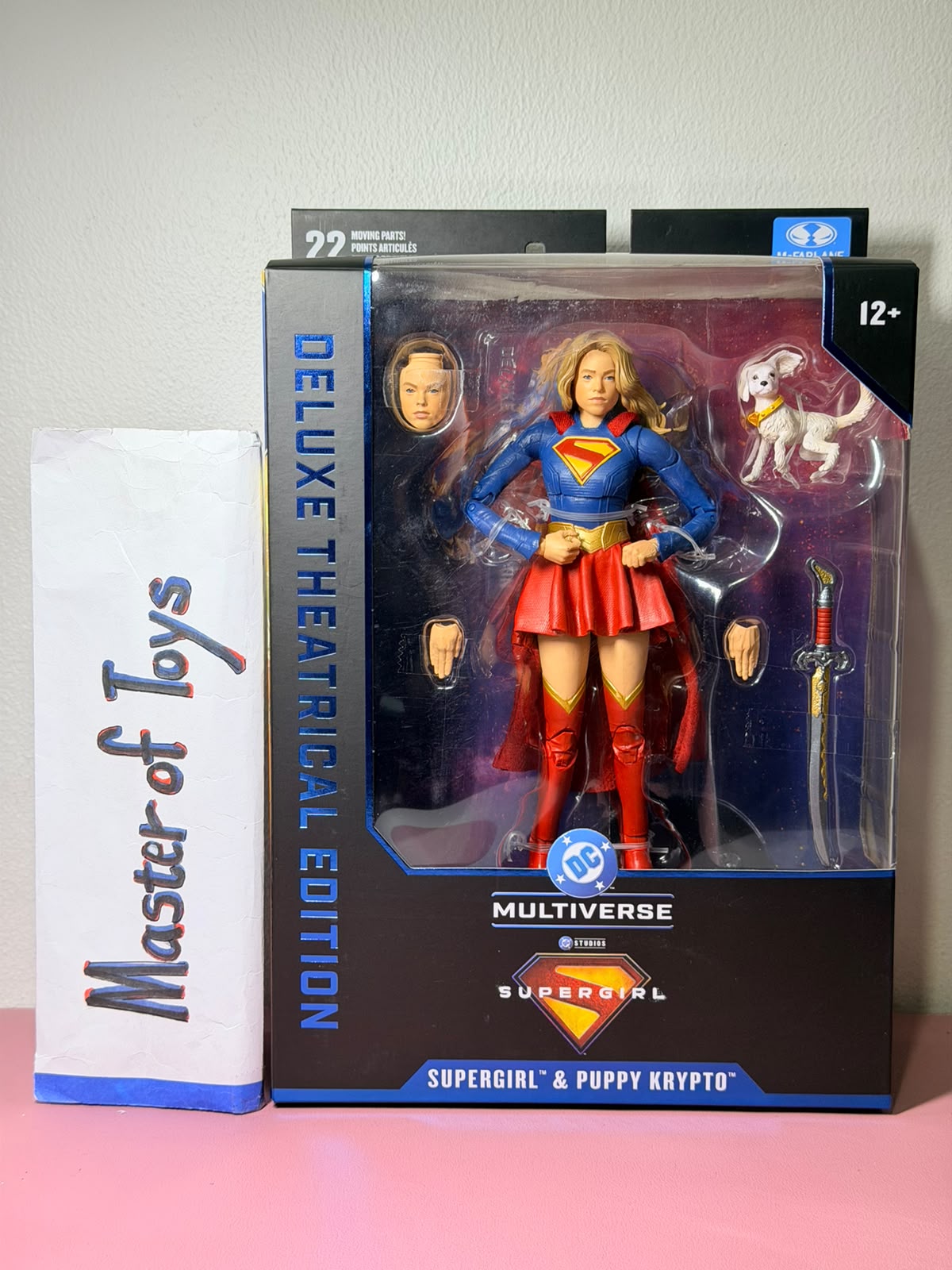 McFarlane Deluxe Theatrical Edition DC Multiverse Supergirl (Supergirl & Krypto Puppy) - Ready Stock