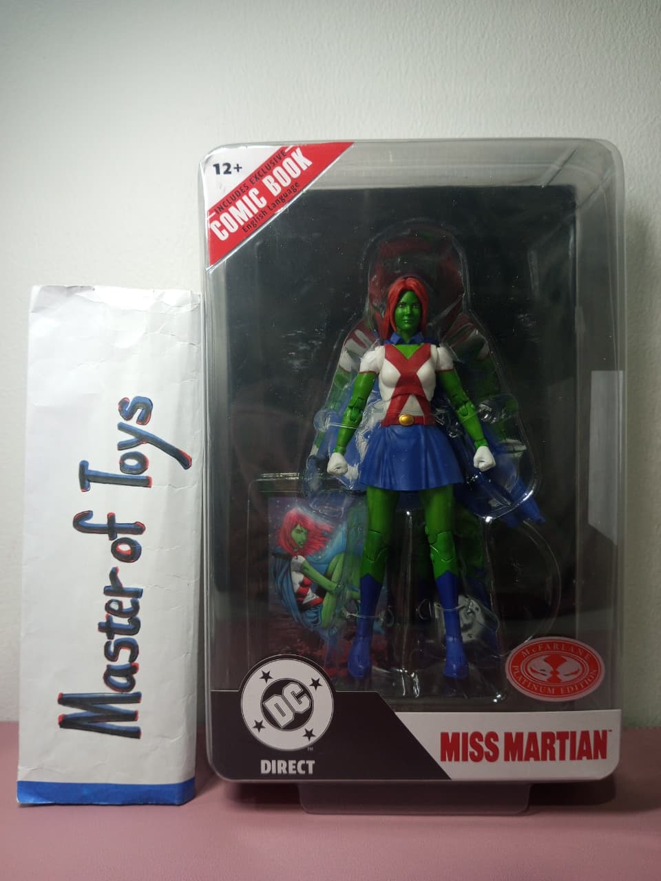 McFarlane DC Direct Miss Martin Red Platinum Edition - Ready Stock