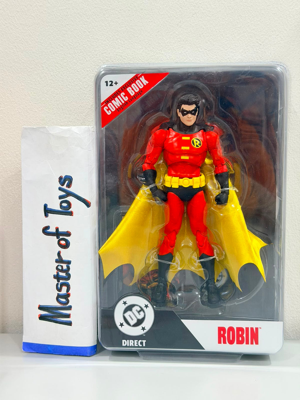 McFarlane DC Direct Robin Teen Titans Reborn With Comic Book - Ready Stock