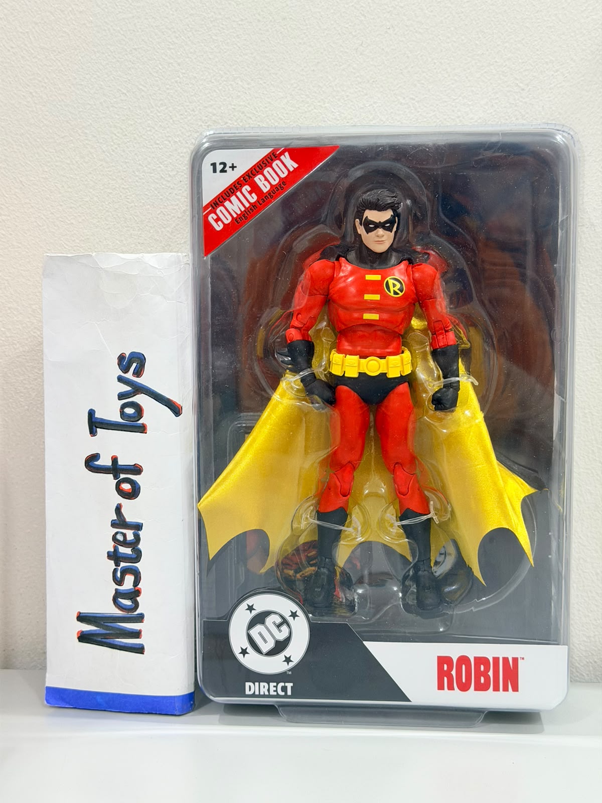 McFarlane DC Direct Robin Teen Titans Reborn With Comic Book - Ready Stock