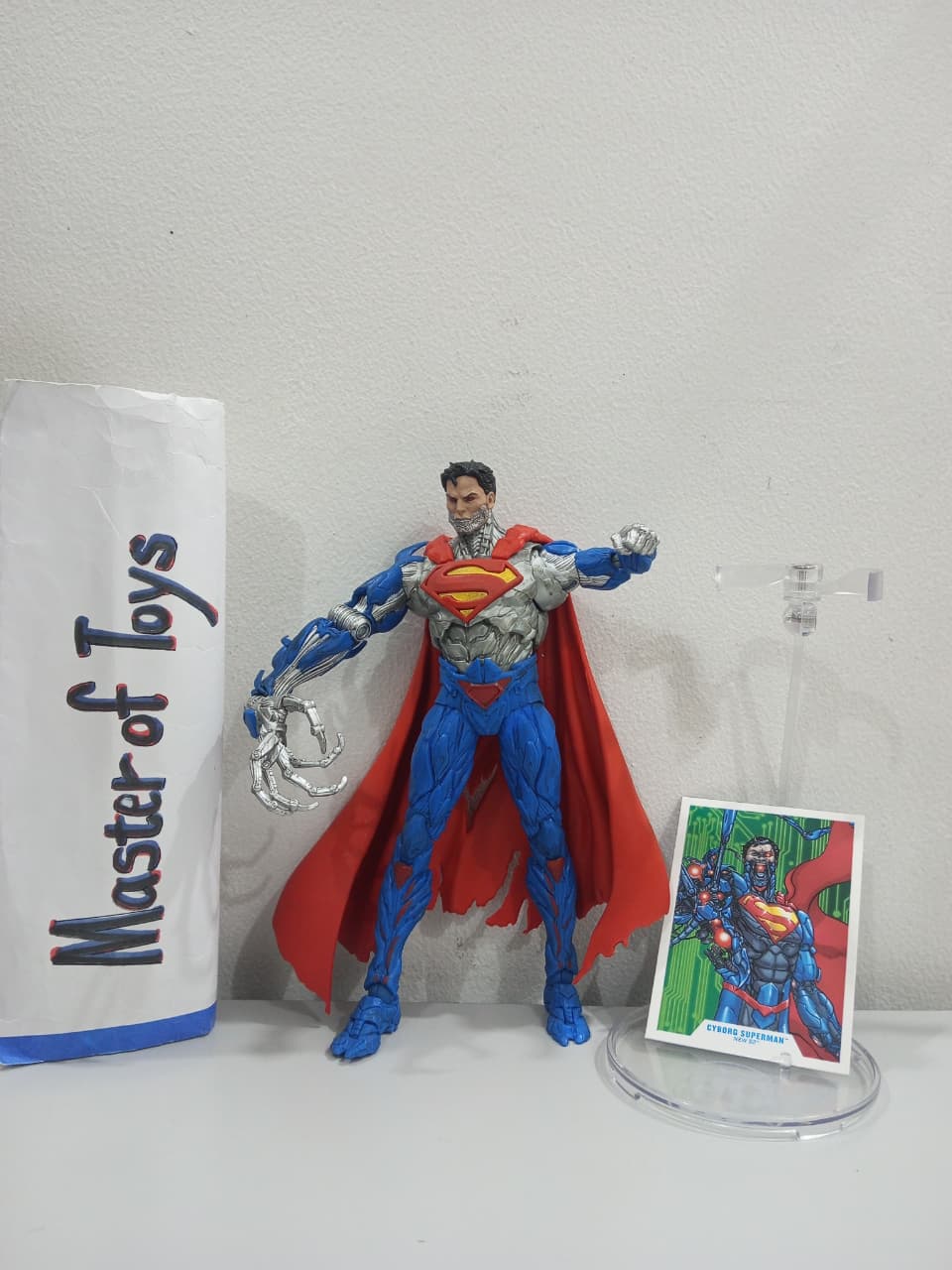 McFarlane DC Multiverse Cyborg Superman (The New 52) Only No Box - Ready Stock
