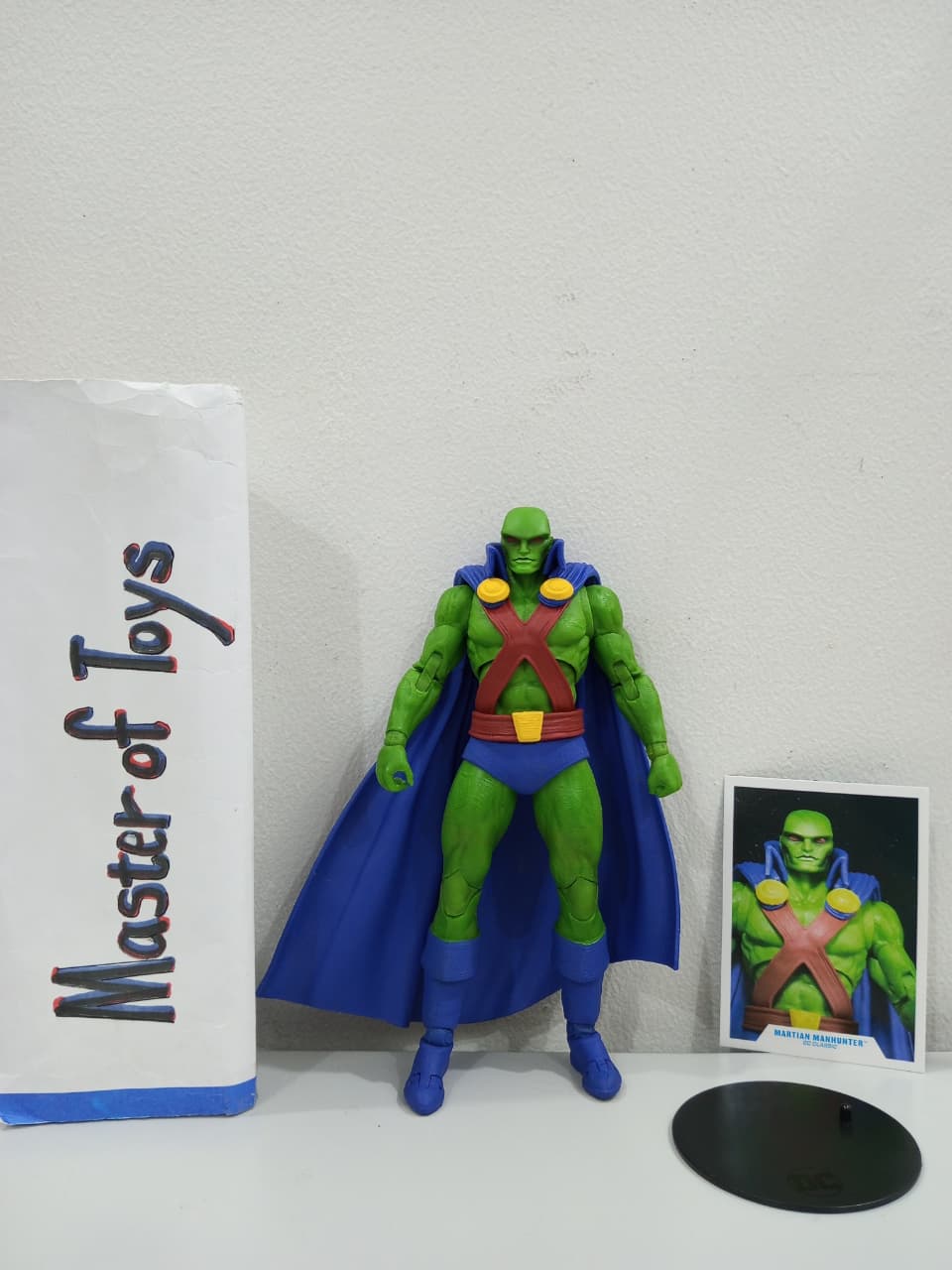 McFarlane DC Multiverse Martian Manhunter Gold Label Only No Box - Ready Stock