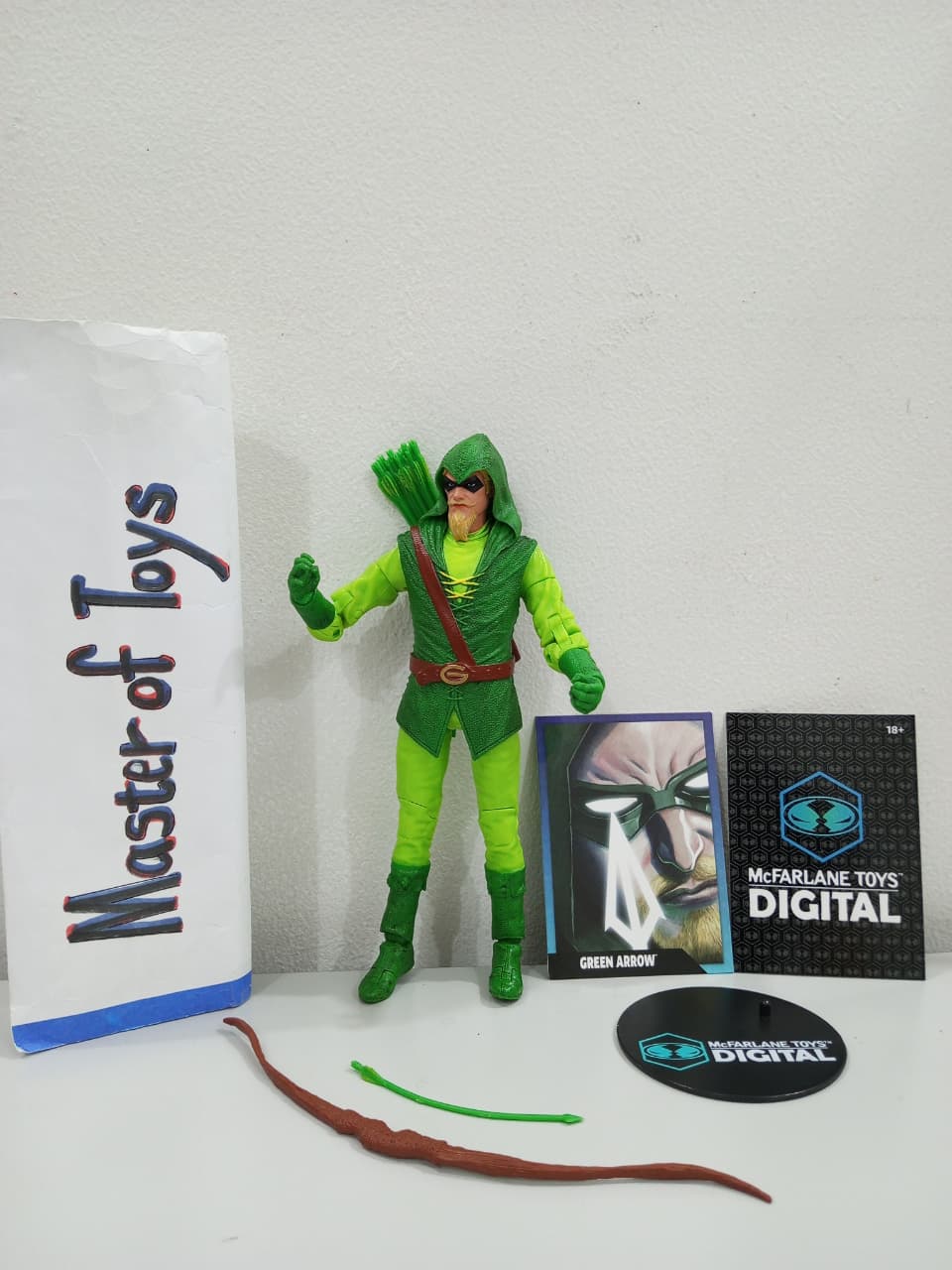 McFarlane Toys Digital DC Direct Green Arrow (Longbow Hunter) Only No Box - Ready Stock