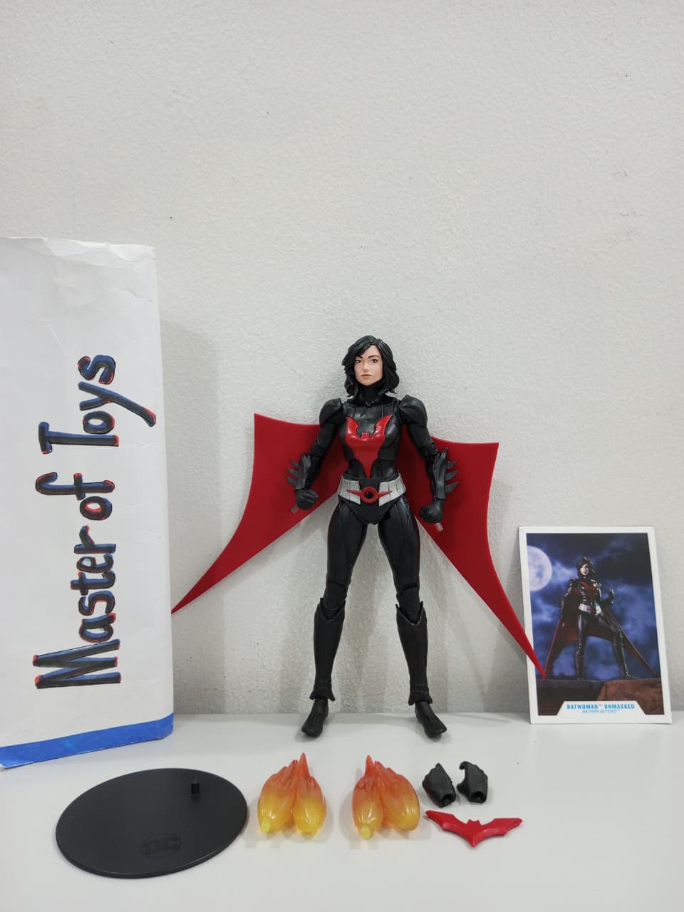 Mcfarlane DC Multiverse Batman Beyond Batwoman Unmasked Only No Box -Ready stock