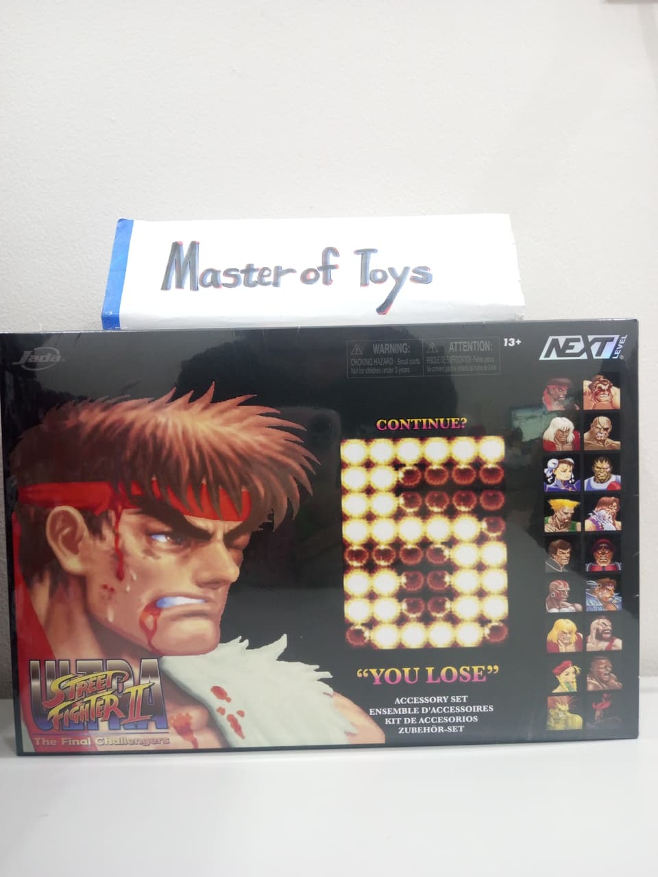 Jadatoys Ultra Street Fighter II The Final Challengers "You Lose" Accessory Set  - Ready Stock