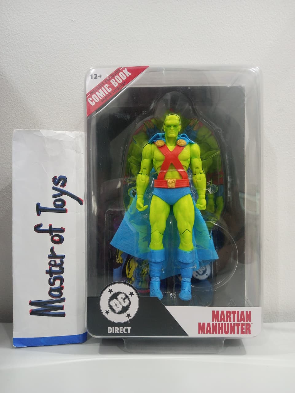 McFarlane DC Direct Martian Manhunter With Comic Book - Ready Stock