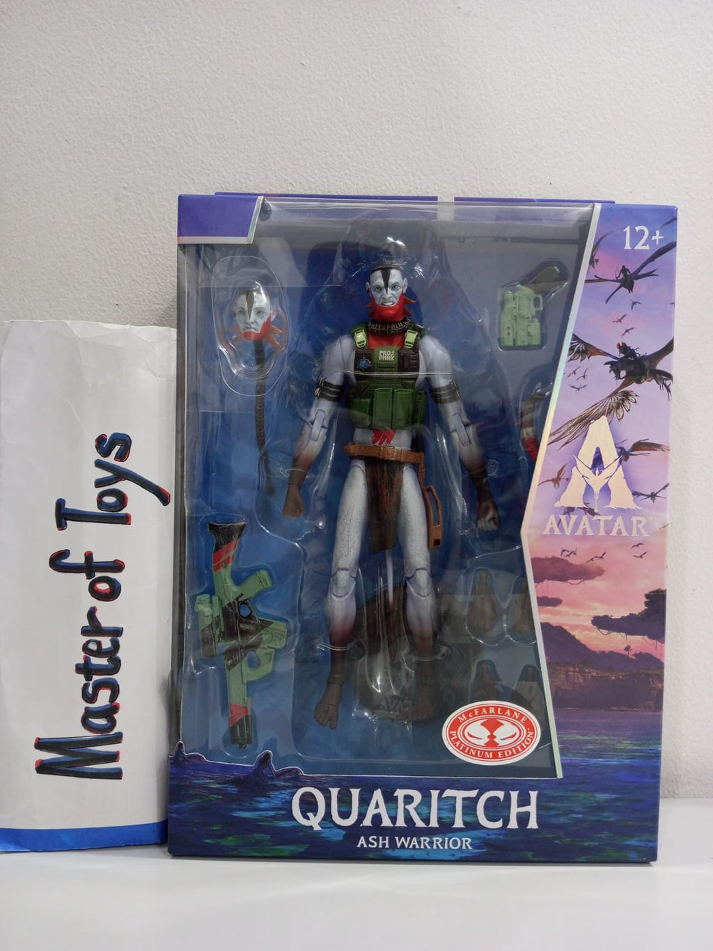 McFarlane Collector Edition Avatar Quaritch (Ash Warrior) #04 Red Platinum Edition  - Ready Stock