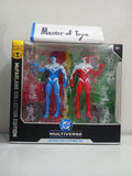 McFarlane DC Multiverse Superman Blue VS Superman Red (Superman Red/Superman Blue) #07 Gold Label - Ready Stock