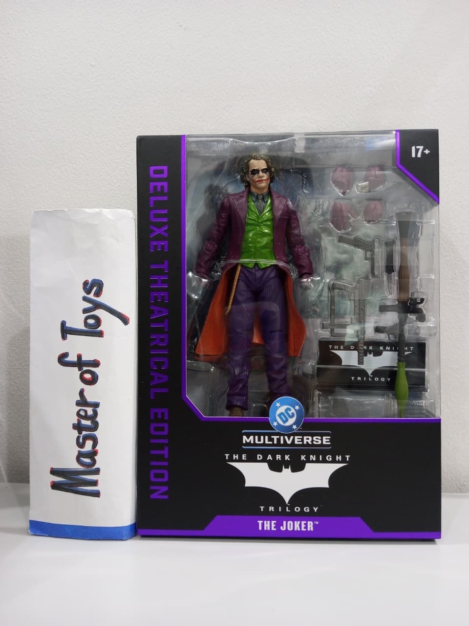 McFarlane Deluxe Theatrical Edition DC Multiverse The Dark Knight Trilogy (The Joker)- Ready Stock