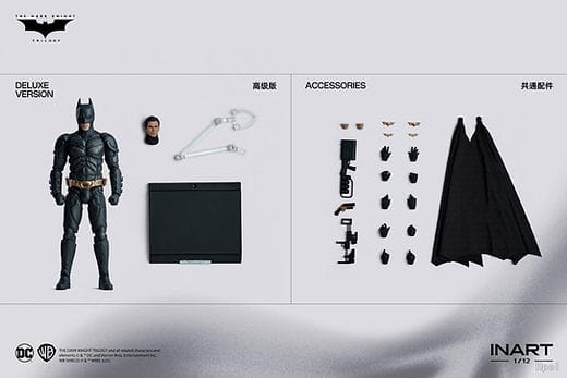 Inart Batman The Dark Knight Rises (1/12 collectible Figure)- Ready Stock
