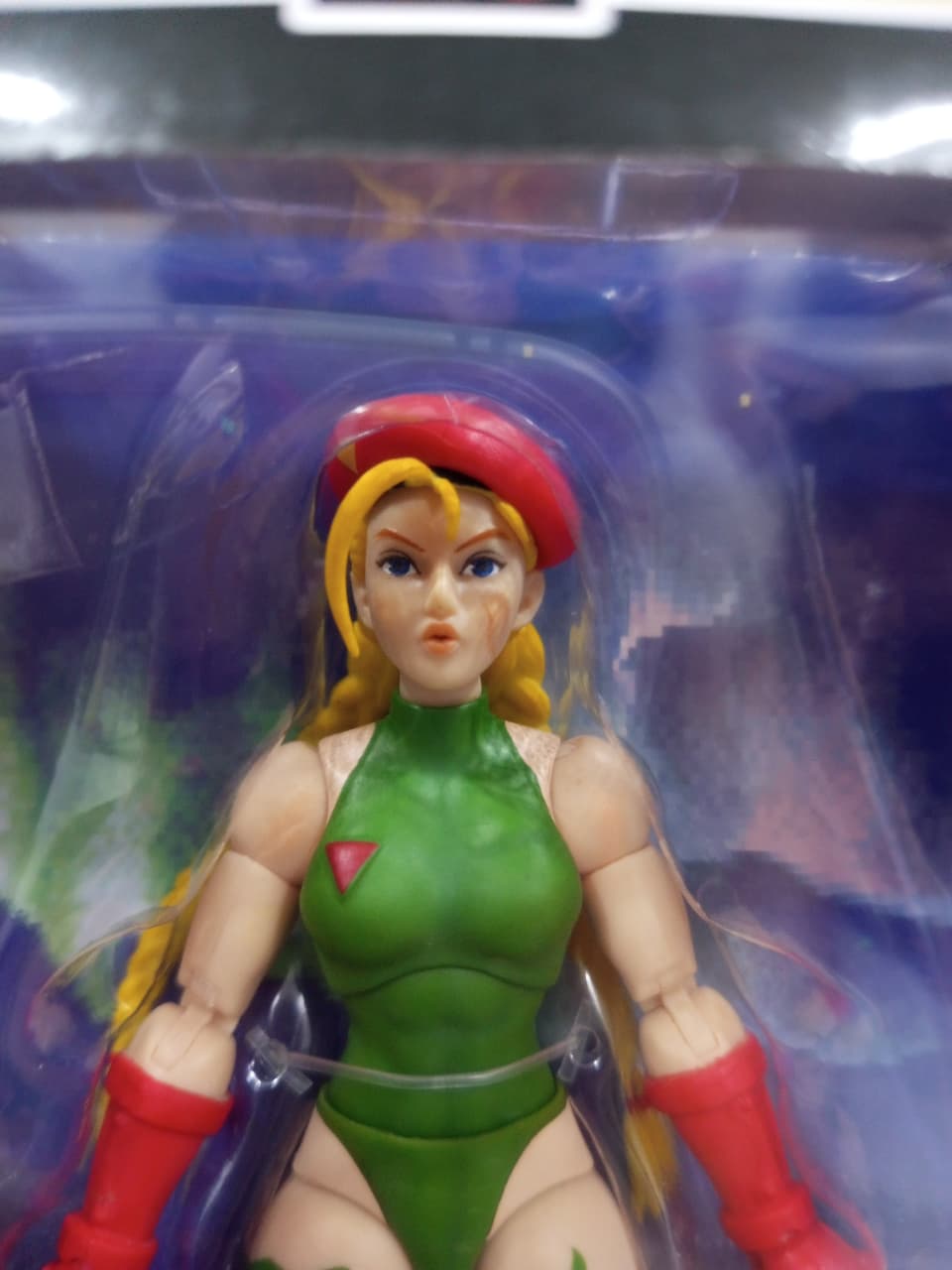 Jadatoys Ultra Street Fighter II The Final Challengers Cammy (Green)- Ready Stock