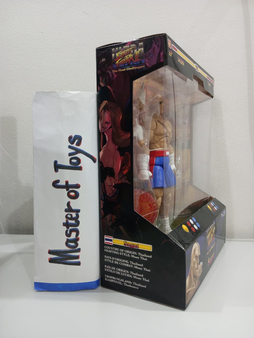 Jadatoys Ultra Street Fighter II The Final Challengers Sagat- Ready Stock