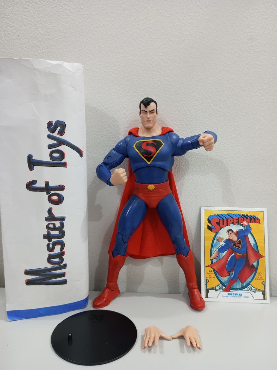 McFarlane DC Multiverse Superman (Classic Animation 1940) Only No Box - Ready Stock
