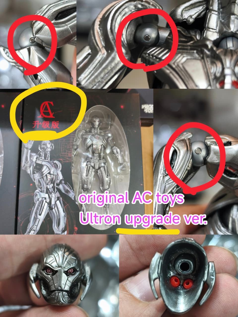 AC Toys Ultron Upgrade Ver Action Figure - Ready Stock