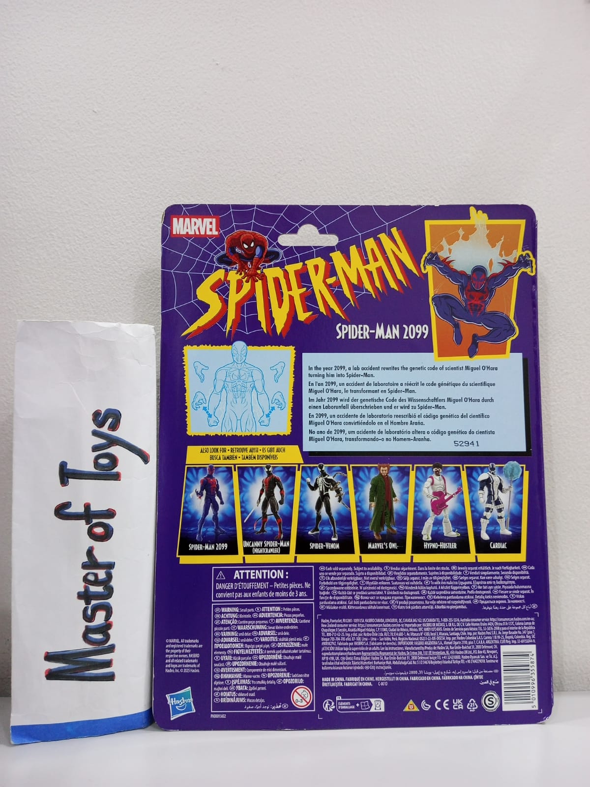 Hasbro Marvel Comics Spiderman Spider-Man 2099 - Ready Stock