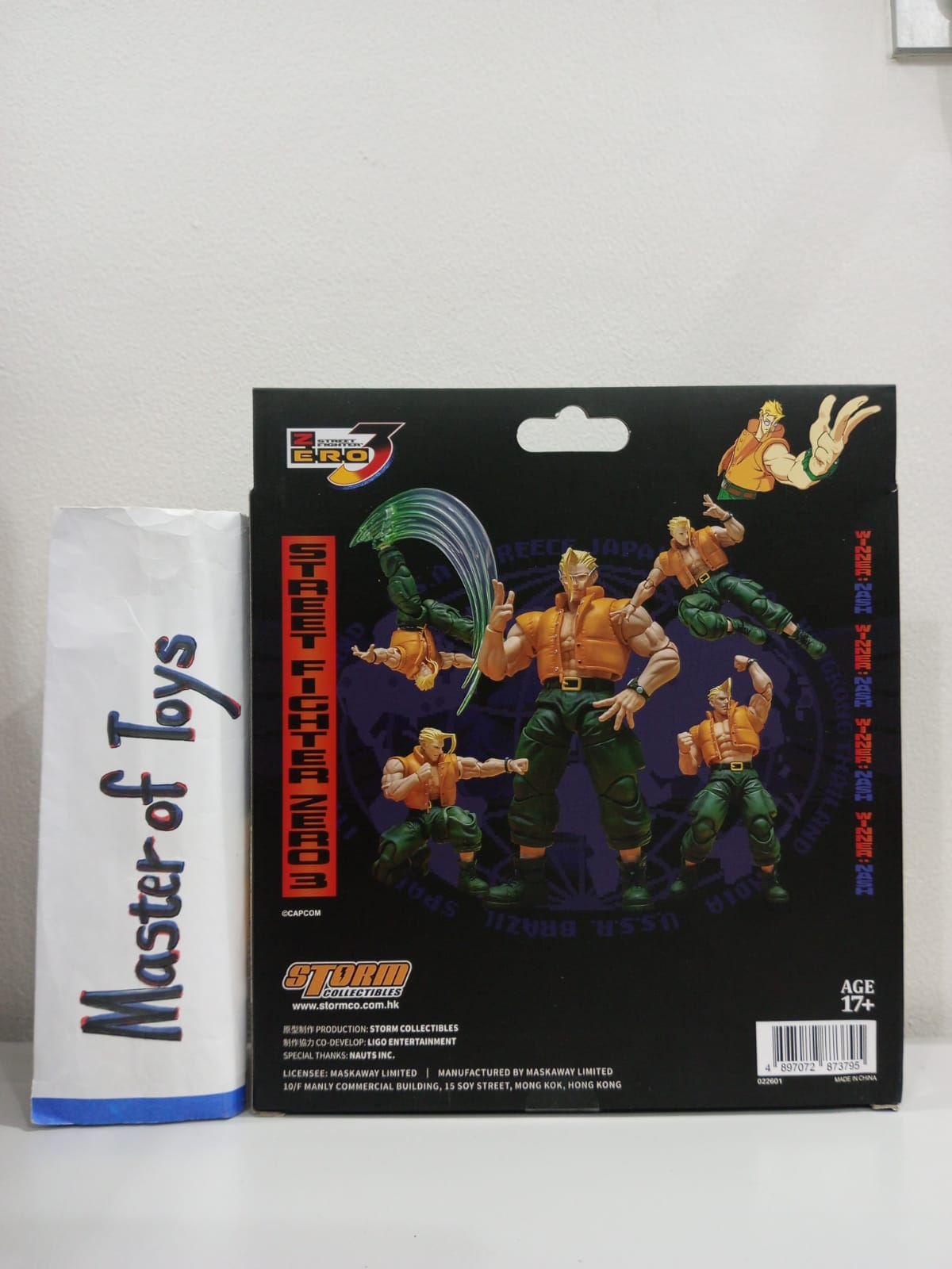 Storm Arena Street Fighter Zero 3 Nash - Ready Stock