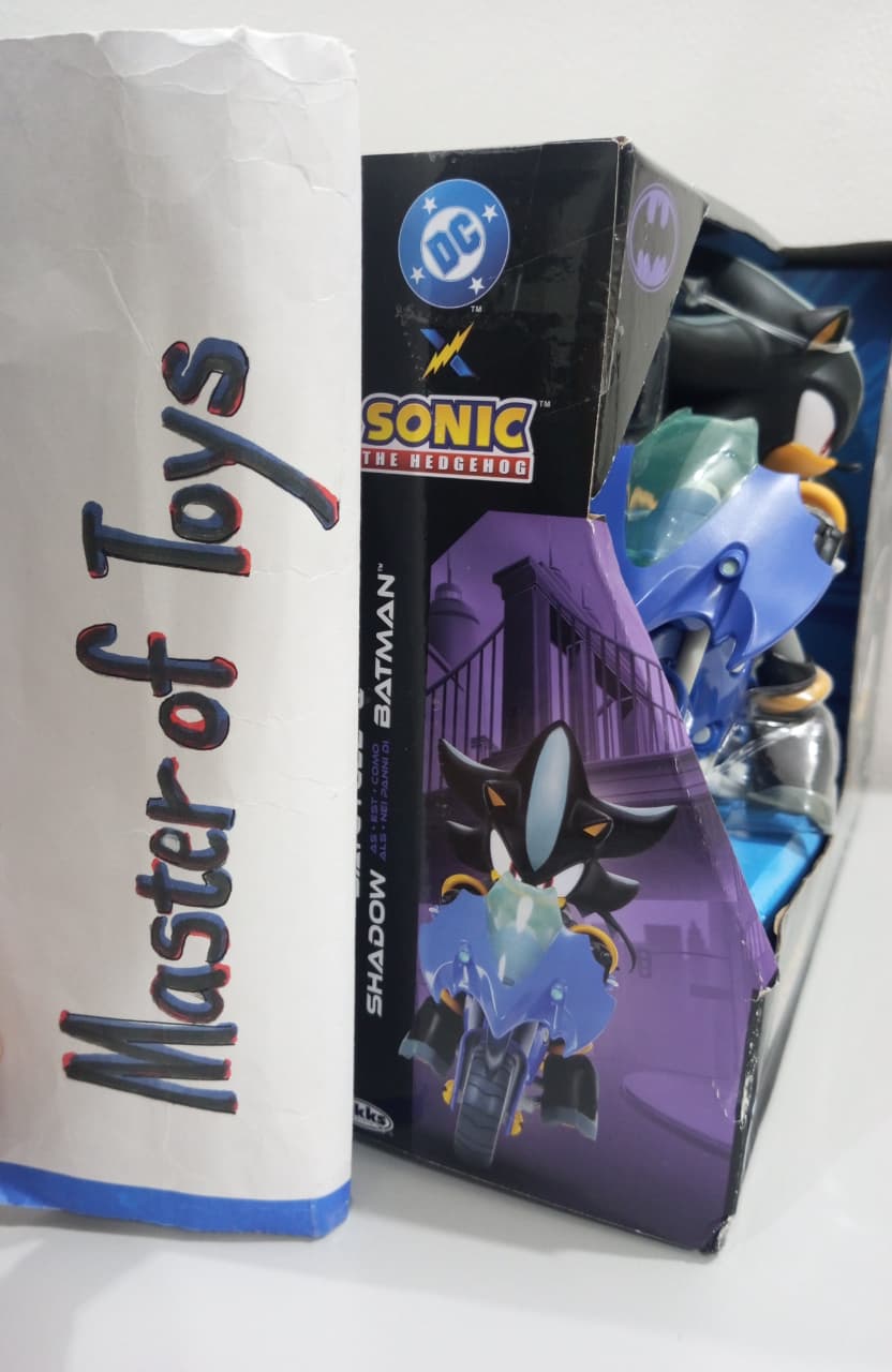 Jakks Pacific Sonic The Hedgehog Batcycle & Shadow Batman - Ready Stock