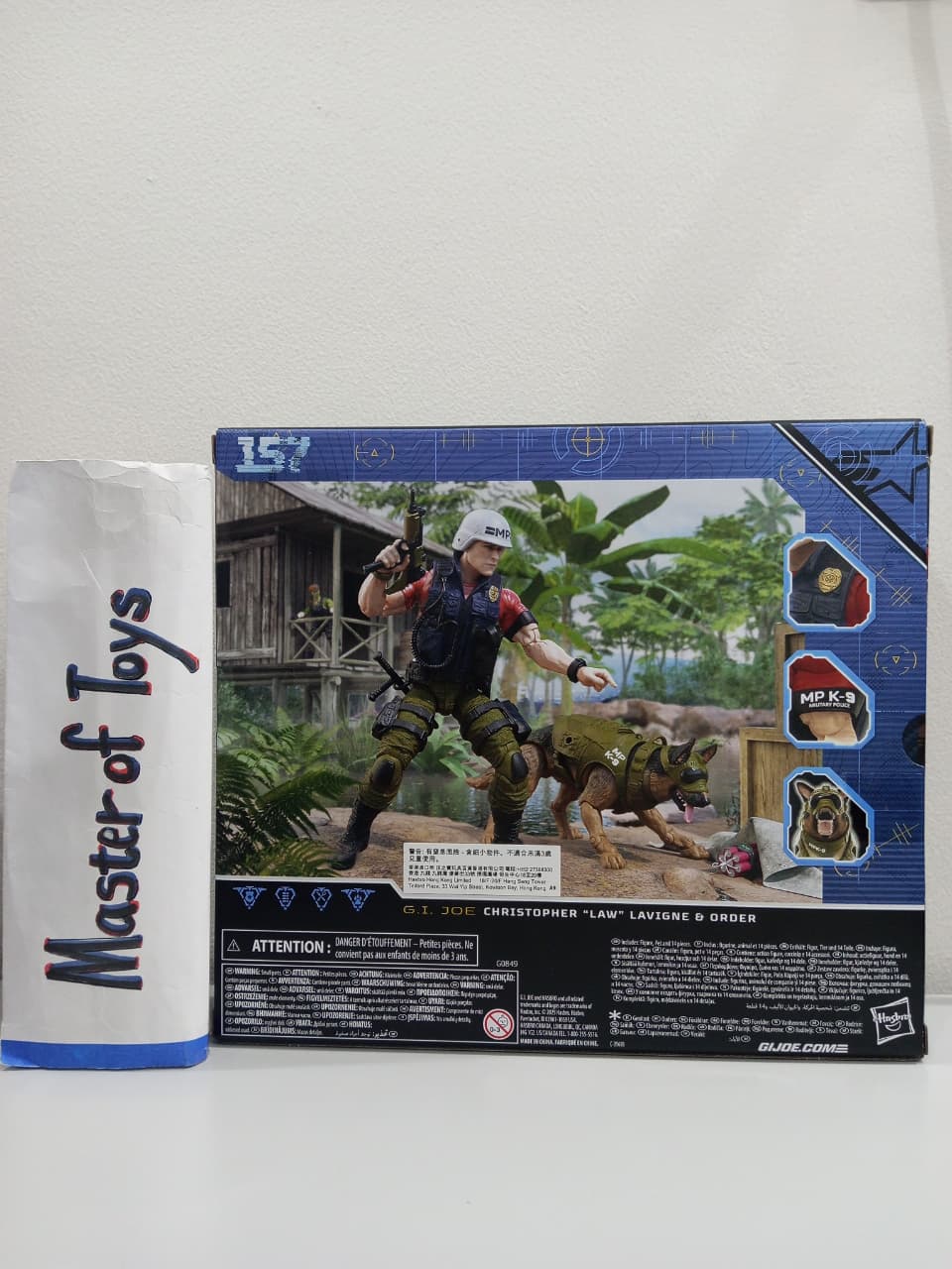 Hasbro GiJoe Classified Series Christopher "Law" Lavigne & Order #157 - Ready Stock