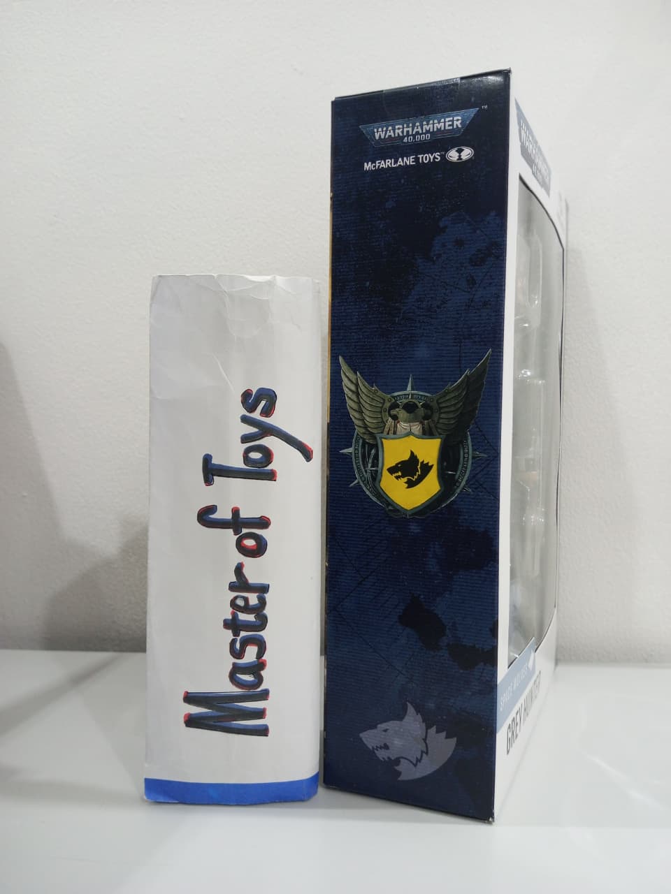 McFarlane Warhammer 40,000 Space Wolves Grey Hunter- Ready Stock
