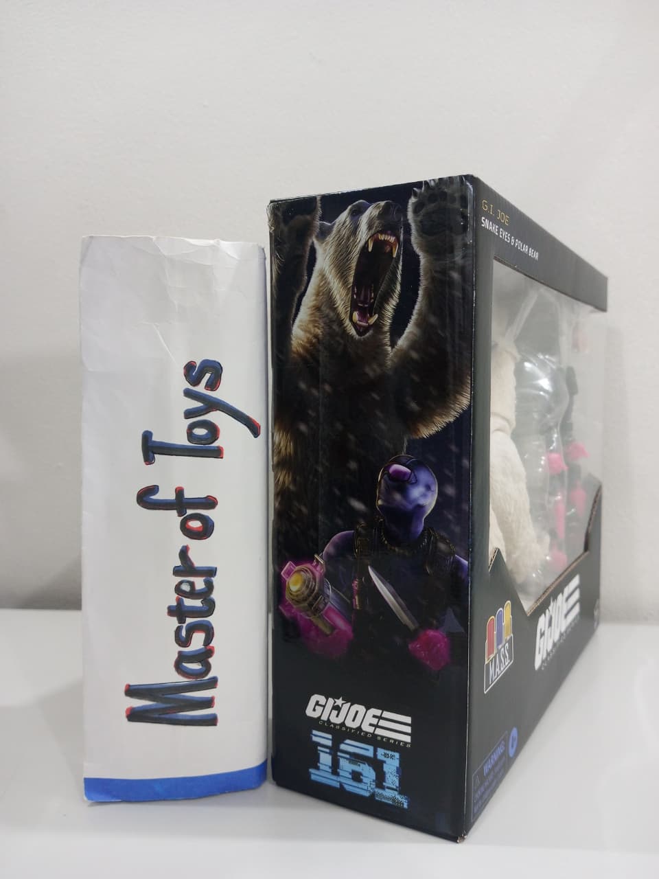 Hasbro GiJoe Classified Series Snake Eyes & Polar Bear #161 - Ready Stock