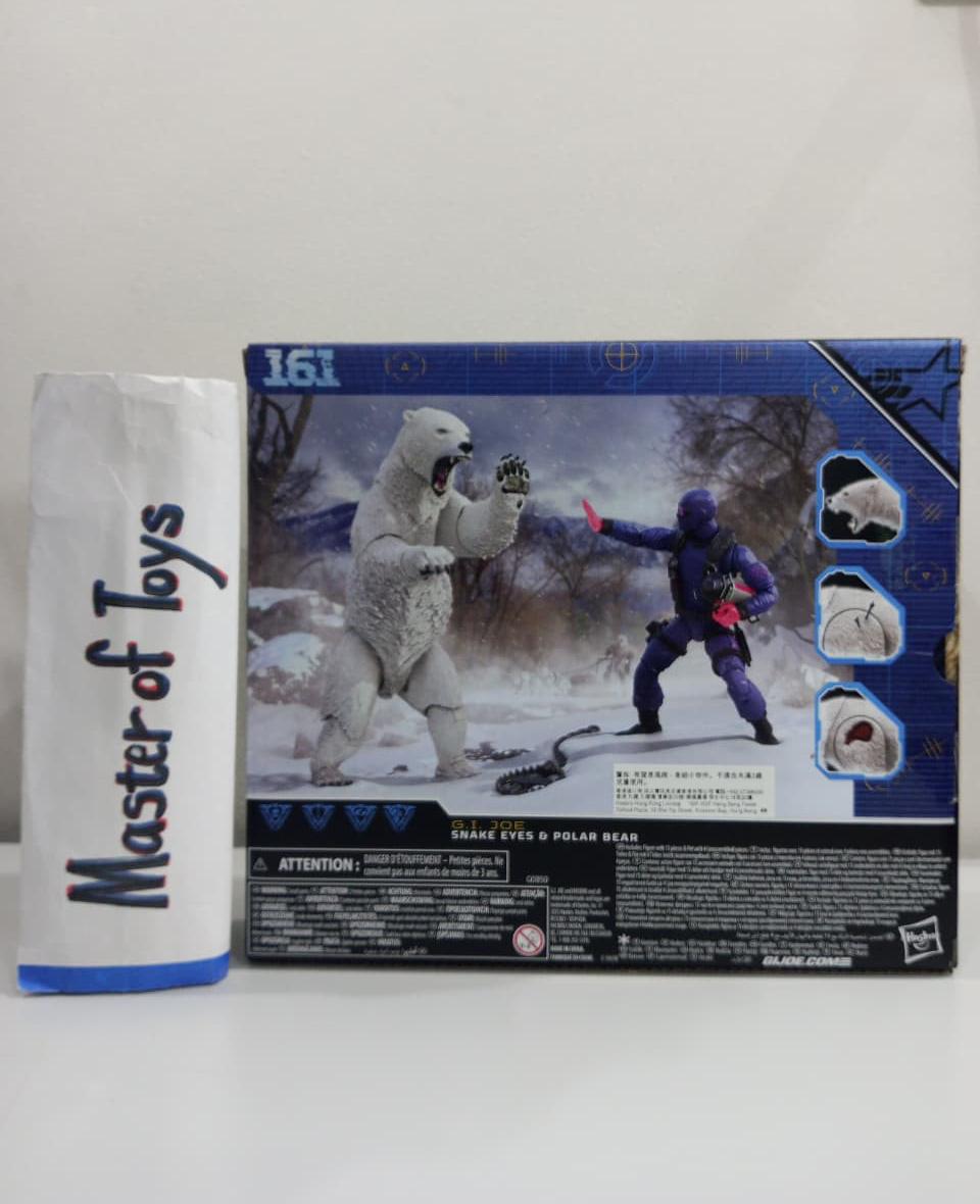 Hasbro GiJoe Classified Series Snake Eyes & Polar Bear #161 - Ready Stock