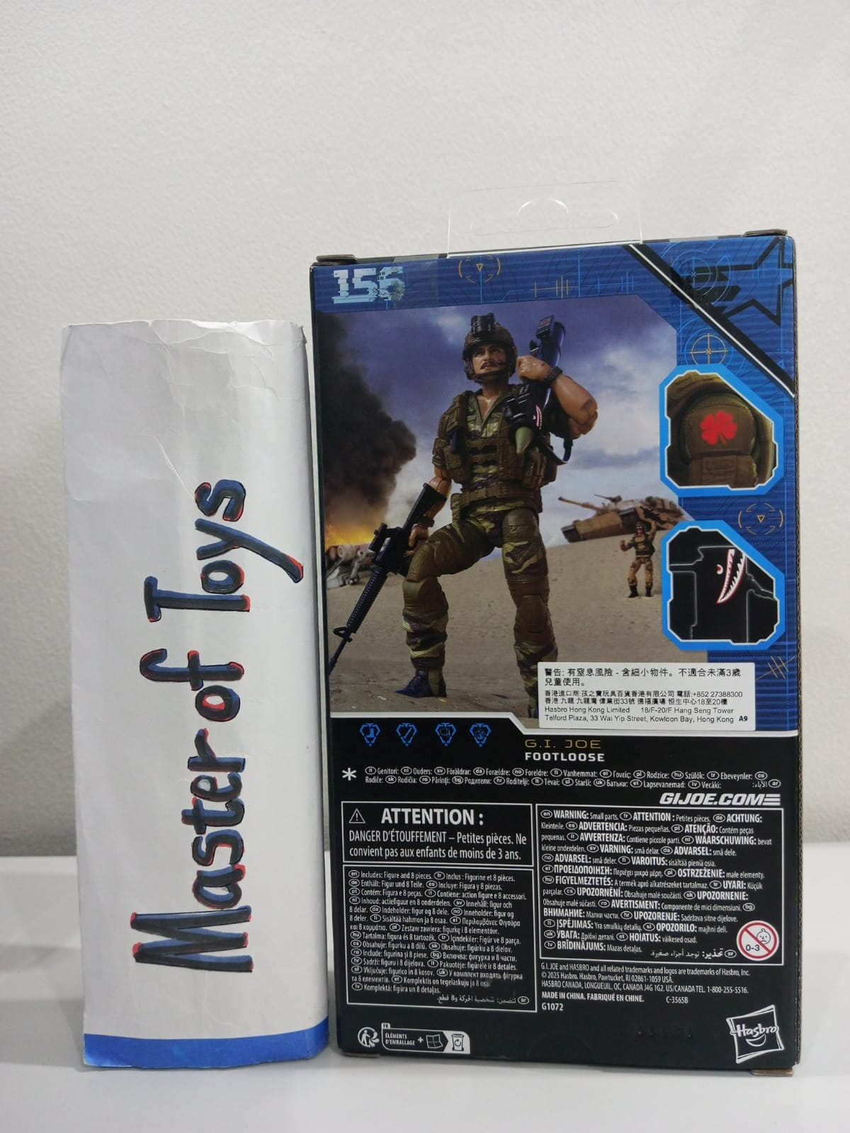 Hasbro Gijoe Classified Series Gijoe Footloose #156 - Ready Stock